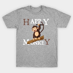Happy Monkey T-Shirt